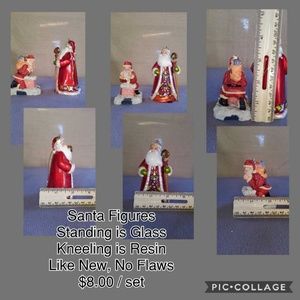 Small Santa Figurines